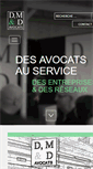 Mobile Screenshot of dmd-avocats.com